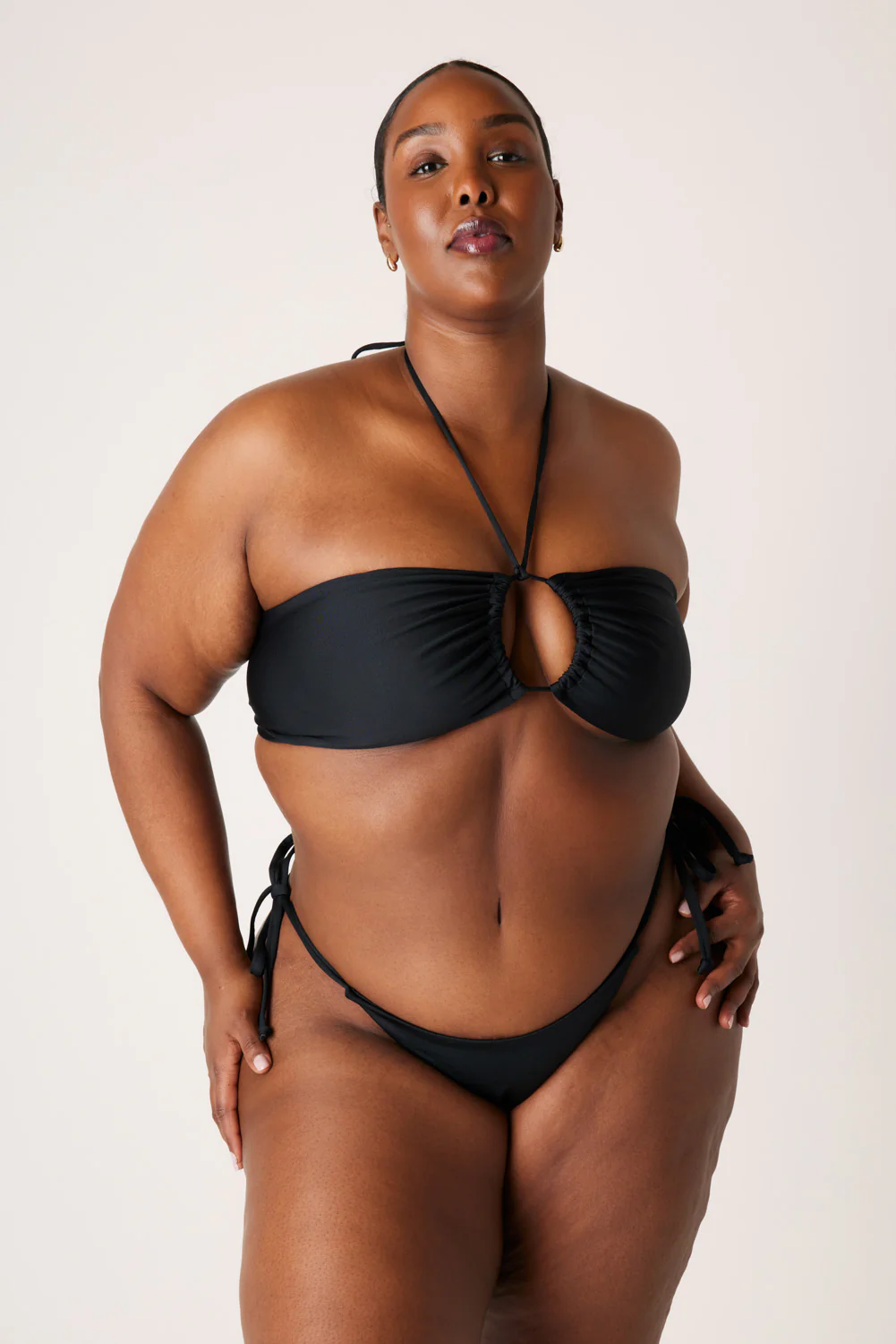 The Tied Up Top - Matte Black - Image 3