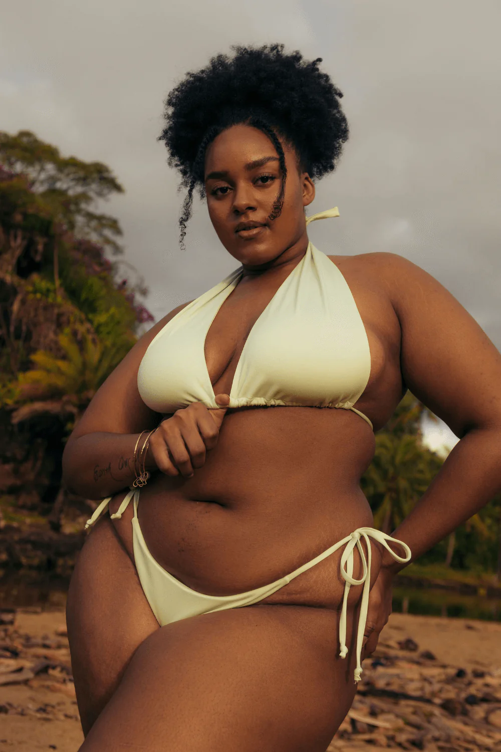 The Tied Up Top - Pistachio - Image 3